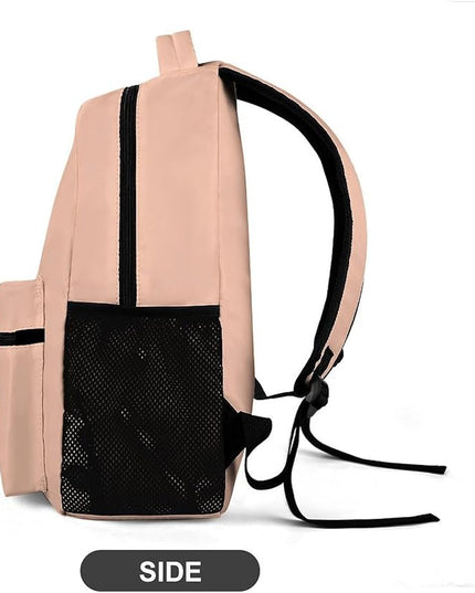 Fashion Peach Fuzz Backpack Lightweight Large Capacity Laptop Daybag for Travel Work