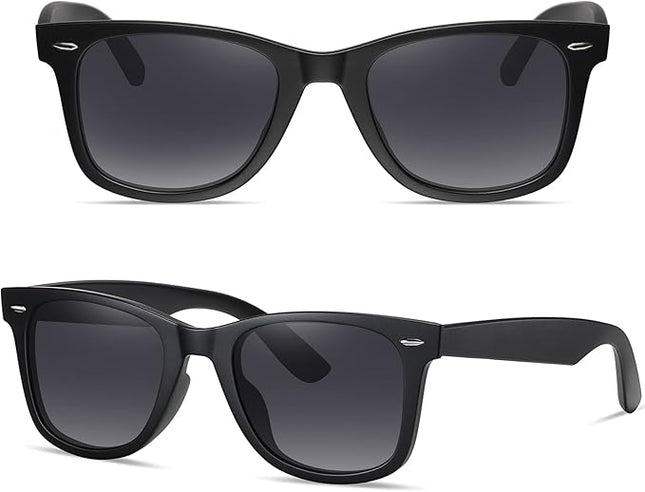 MEETSUN Polarized Sunglasses for Women Men Classic Retro Square Frame Driving Sun Glasses UV Protection