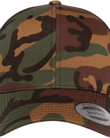 Mrlahat 6606 Yupoong Classics Retro Trucker Cap with Black Bandana