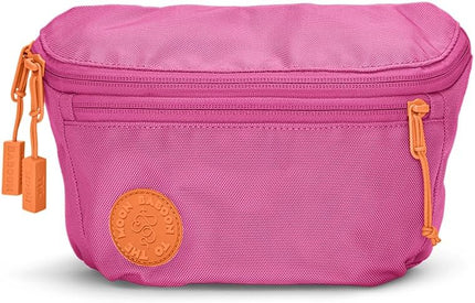 Baboon to the Moon Fanny Pack Full Size 3L Water Repellent Waist Bag Crossbody Belt Bag Lightweight Travel Everyday Bag for Men Women, Raspberry Fizz