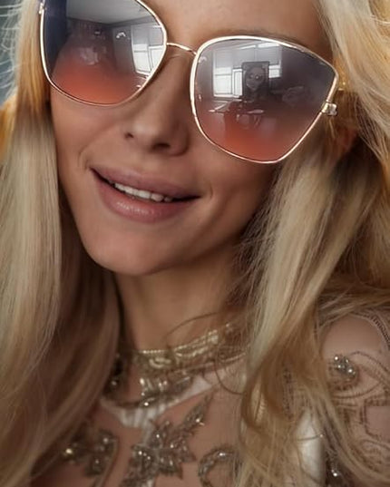 The Fresh Classic Crystal Elegant Women Beauty Design Sunglasses Gift Box