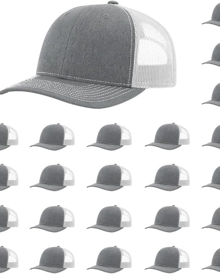 Richardson 112 Classic Six-Panel Adjustable Snapback Trucker Cap | Bulk Packs Available
