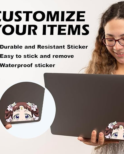 The Court Herbalist Diaries MaoMao Jinshi Anime Manga Decal Stickers for Cars Laptop Skateboard Wall Decor UV Resistant (Lishu)