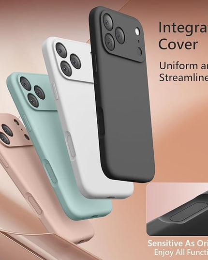 FireNova Magnetic for iPhone 17 Pro Case, Compatible with MagSafe, [Integrated Silicone Camera Control Button] [Camera Protection] Anti-Scratch Microfiber Lining Phone Case, 6.3", Space Gray