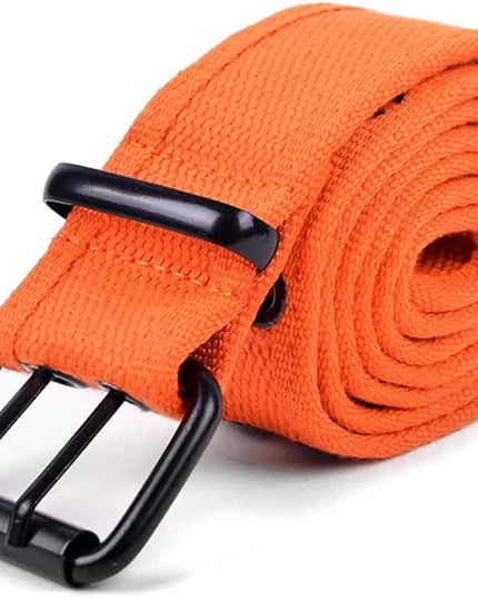 Boxed Gifts Parquet Casual Canvas Belt - Double Hole, Double Grommets for Men & Women