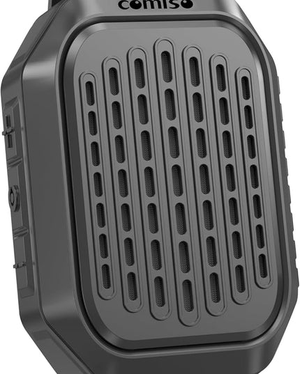 comiso Wearable Bluetooth Speakers, Clip-On Portable Mini Bluetooth Speaker with Built-in Mic for Hands-Free Music and Calls, Waterproof Up to 10 Hours Playtime, Small Wearable Clip On (Non-Magnetic)