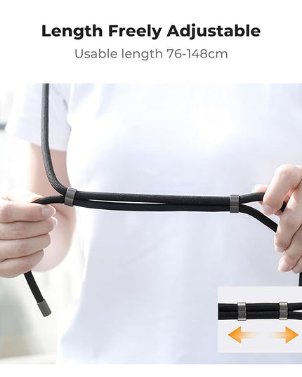 K&F CONCEPT 2-in-1 Phone Lanyard Crossbody with 1/4" Screw, Adjustable Anti Theft Crossbody Strap Compatible for DJI Osmo