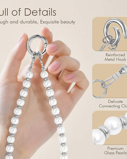 SURPHY Phone Charm, Phone Charms Strap with Tether Tab & Premium Metal Buckle, Cellphone Wrist Strap Chain