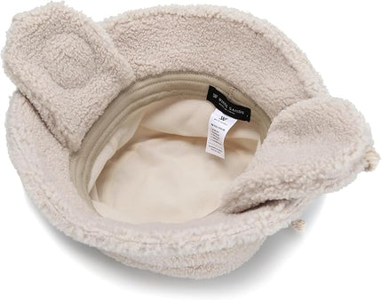 New SKADI Fleece Earmuff Bucket Hat for Winter Warm Ear Protection | Soft Cozy Fleece Bucket Hat for Women & Men