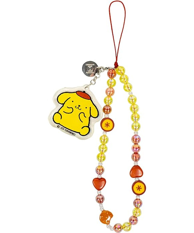 iFace Hello Kitty and Friends Beaded Wristlet Universal Phone Charm Strap - Cute Wrist Chain Lanyard Aesthetic Decor Strap for Cell Phone Camera Keys AirPods Keychains