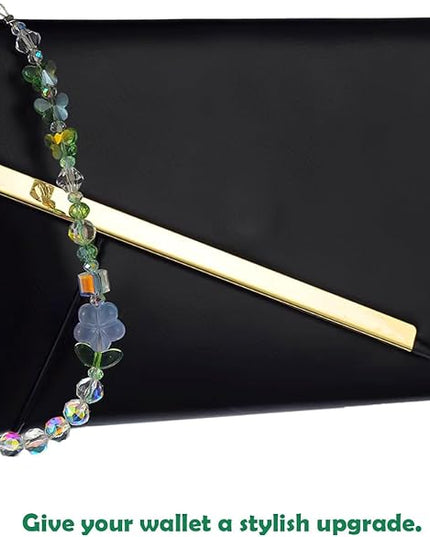 Colorful Crystal Beaded Phone Wrist Strap -Cell Phone Lanyard Hands-Free Wrist Strap, Detachable Wristlet Strap，Gift for Women