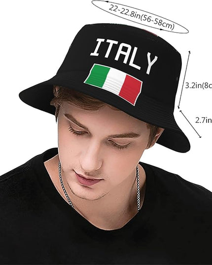 Funny Flag Bucket Hat for Men Women, Fisherman Hats Packable Fashion Sun Cap for Travel Outdoor Beach Boys Girls