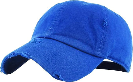 KBETHOS Vintage Washed Distressed Cotton Dad Hat Baseball Cap Adjustable Polo Trucker Unisex Style Headwear