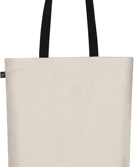 Ecoright Tote Bag for Women with Zipper, Small Tote Bag, Canvas Bag, Reusable Cotton Bag for Beach, Grocery, School & Work