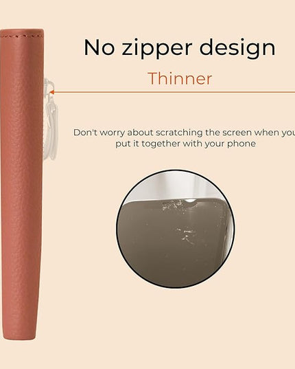 Bveyzi Ultra Slim Small RFID Wallet for Women, Leather Tiny Thin Bifold Pocket Ladies Wallet