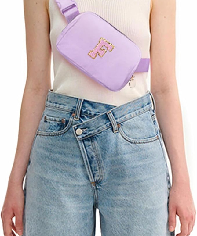 Uygafly Birthday Gifts for 4 5 6 7 8 9 10 11 12 13 Year Old Girls,Graduation Gifts for Teens Kids Daughter Sister Her,Fanny Pack Crossbody Bag Belt Bag Cute Trendy Stuff | Lavender,F