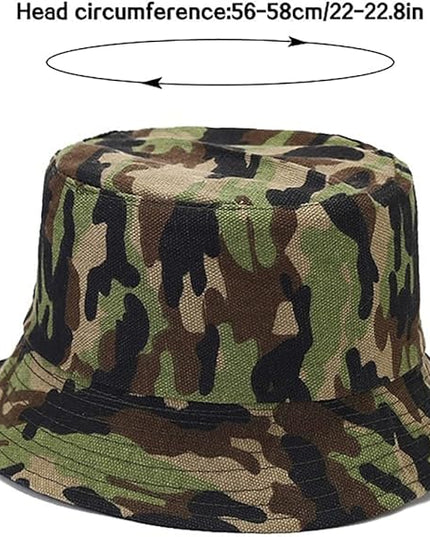 XYIYI Cute Bucket Hat Beach Fisherman Hats for Women, Reversible Double-Side-Wear