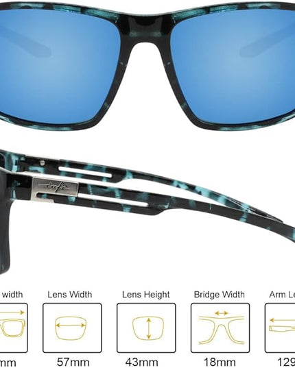 INFI Fishing Polarized Sunglasses for Men Driving Running Golf Sports Glasses Square UV Protection Designer Style Unisex