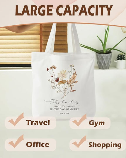 Christian Canvas ote Bag, Christian Bag, Christian Gifts for Women