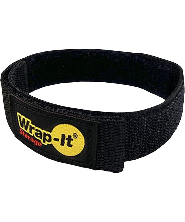 Quick-Straps by Wrap-It Storage - 18" (8-Pack) Black - Hook and Loop Hose and Cable Organizers