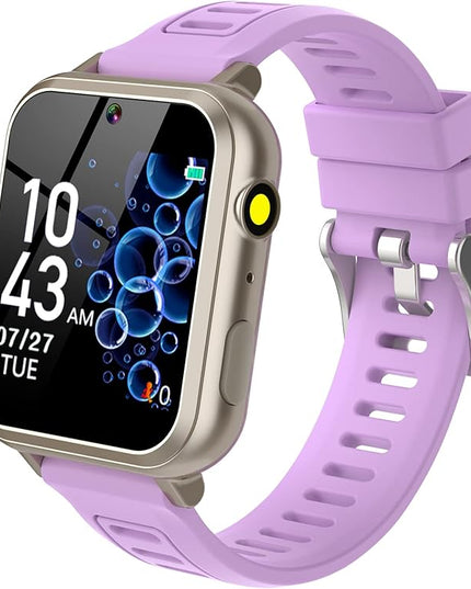 Kids Smart Watch Girls Ages 4-12, Smart Watch for Kids with HD Touch Screen 39 Games Camera Video Alarm Music Pedometer Flashlight 12/24 hr Educational Toys Birthday Gifts for Girls Age 6 7 8 9 10