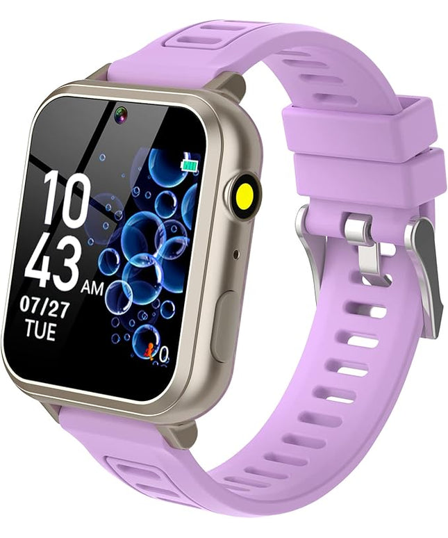 Kids Smart Watch Girls Ages 4-12, Smart Watch for Kids with HD Touch Screen 39 Games Camera Video Alarm Music Pedometer Flashlight 12/24 hr Educational Toys Birthday Gifts for Girls Age 6 7 8 9 10