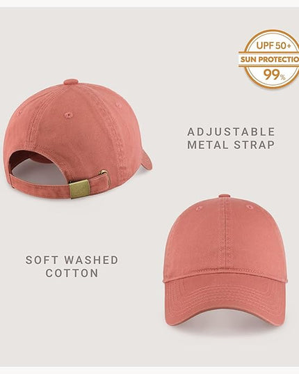 CHOK.LIDS Everyday Premium Dad Hat Unisex Cotton Baseball Cap for Men and Women Adjustable Lightweight Polo Style Curved Brim