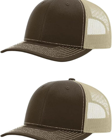 Richardson 112 Classic Six-Panel Adjustable Snapback Trucker Cap | Bulk Packs Available