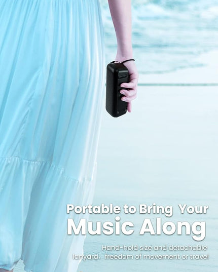LENRUE Bluetooth Speaker,Wireless Portable Speakers with TWS, 12H Playtime, Clear Sound for Home,Travel and Outdoor,Handfree Calls Compatible with for iPhone, Samsung Android and More