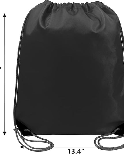 BeeGreen Drawstring Backpack Bags 20,30,50 Packs Reflective String Bags for Gym Sport Trip Cinch Sack DIY for Women Men