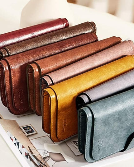 CLUCI Wallet For Women PU Leather RFID Blocking Womens Wallet Bifold Card Holder with ID Window Gifts for Women Birthday | RFID Blocking, Designer, Trifold, Card Holder, ID Window