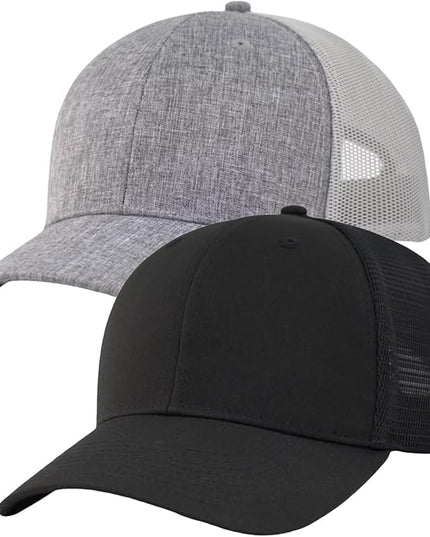 CYGTE XXL Plus Size Trucker Hat Snapback Baseball Cap- Big Head Fit Up to Size 8 Men's Mesh-Back Ball Cap