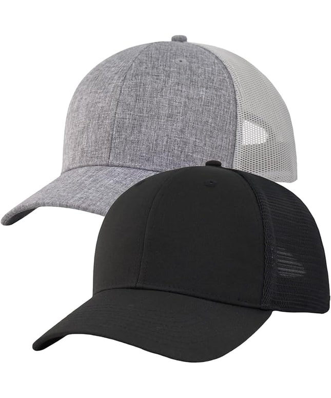 CYGTE XXL Plus Size Trucker Hat Snapback Baseball Cap- Big Head Fit Up to Size 8 Men's Mesh-Back Ball Cap