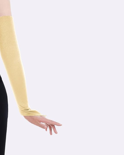 BABEYOND Long Opera Party 20s Satin Gloves Stretchy Adult Size Elbow Length