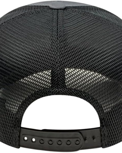 Cap America i8502 Flexfit 110 Premium Mid Profile 6-Panel Mesh Back Trucker Cap Hat w/UV Guard & Adjustable Snapback
