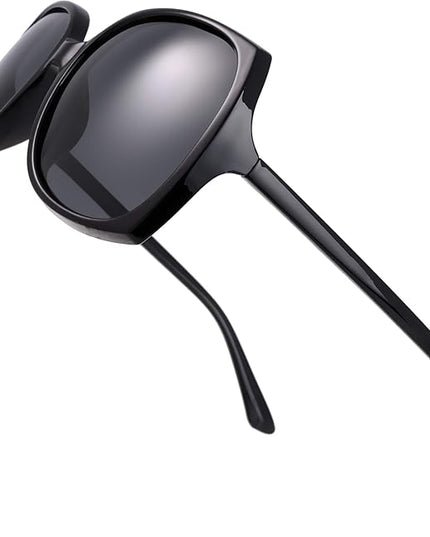 The Fresh Women's Oversized Square Jackie O Cat Eye Hybrid Butterfly Fashion Sunglasses - Exquisite Packaging