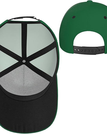 St. Patrick's Day Lucky Shamrock Hat Adjustable Irish Green Clover Baseball Cap Trucker Hat for Men Women