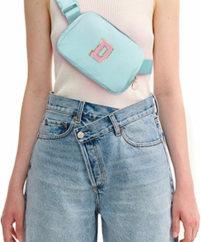 Uygafly Birthday Gifts for 4 5 6 7 8 9 10 11 12 13 Year Old Girls,Graduation Gifts for Teens Kids Daughter Sister Her,Fanny Pack Crossbody Bag Belt Bag Cute Trendy Stuff | Blue,D