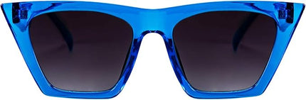 FEISEDY Vintage Square Cat Eye Sunglasses Women Trendy Cateye Sunglasses B2473