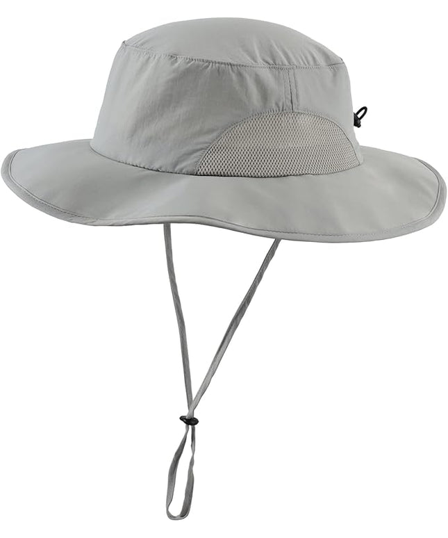 Home Prefer UPF50+ Mens Sun Hat Wide Brim Fishing Hat for Men UV Protection Womens Beach Bucket Hat for Golf Hiking Gardening