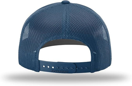 Richardson 112 Trucker Hat - Premium Adjustable Snapback Hat - Structured Six Panel Richardson Blank Caps