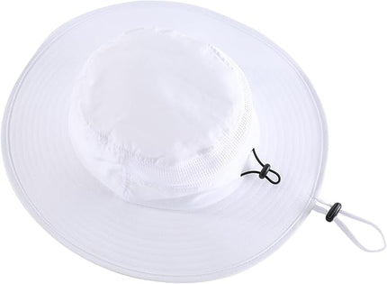 Home Prefer UPF50+ Mens Sun Hat Wide Brim Fishing Hat Womens UV Protection Cap Breathable Mesh Safari Gardening Bucket Hat