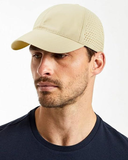 Xinveen Quick Dry Baseball Cap Curved Brim Snapback Hat Laser Cut Mesh Ball Cap Golf Ball Cap for Men Women