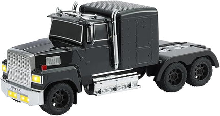 American Truck Bluetooth Speaker with HD Sound, TWS Pairing, LED Party Light, Operation Panel, Built-in Mic, Portable Car Model Speaker for Parties, Beach, Outdoor Activities (Black)