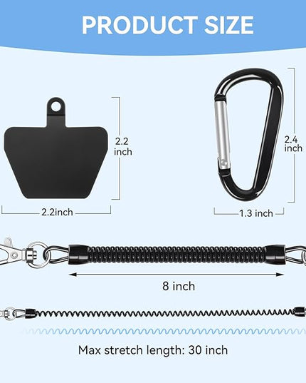 SHANSHUI Phone Lanyard, Cell Phone Lanyard Tether Pads Compatible with iPhone & All Smartphones in Full Cover Cases