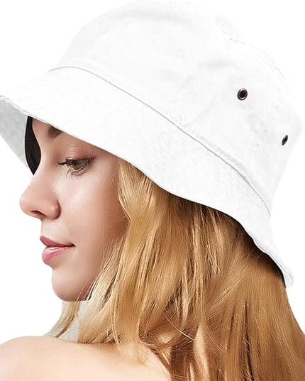 Unisex Bucket Small Brim Summer Beach UV Protective Packable Travel Hat