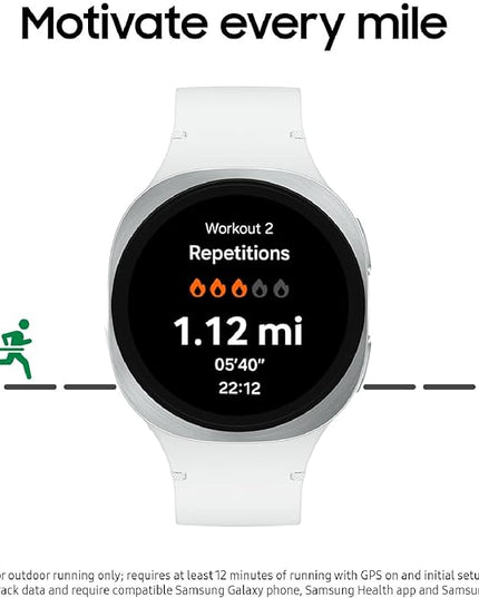 Samsung Galaxy Watch 8 (2025) 44mm LTE Smartwatch, Cushion Design, Fitness Tracker, Sleep Coaching, Running Coach, Energy Score, Heart Rate Tracking, Graphite [US Version, 2 Yr Warranty]