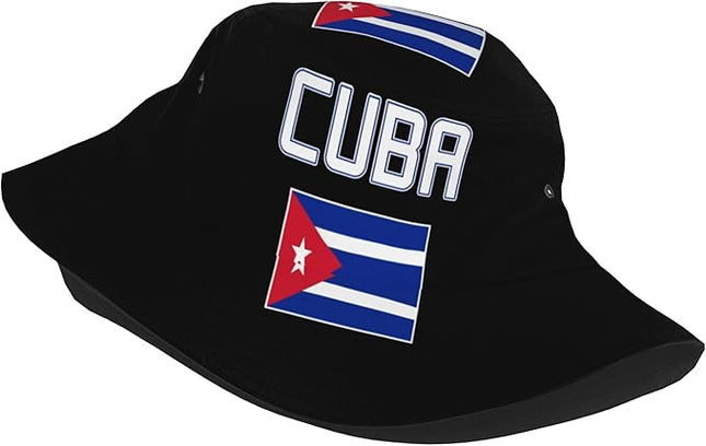 Funny Flag Bucket Hat for Men Women, Fisherman Hats Packable Fashion Sun Cap for Travel Outdoor Beach Boys Girls