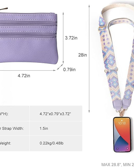 Cell Phone Strap Crossbody Universal Phone Lanyard Adjustable Strap Compatible with Most Smartphones Aztech