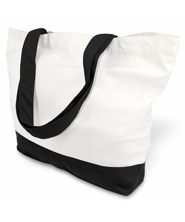 TOPDesign 12-Pack Super Strong Large 12oz Cotton Canvas Tote Bags, Reusable Grocery Shopping Cloth Bags, Fashionable Two-Tone Totes for Crafts, DIY Your Creative Designs